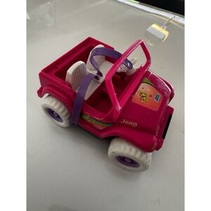 Kelly Power Wheels Jeep 1997 Barbie Doll Toy‎ Pink Vintage Car Battery Powered